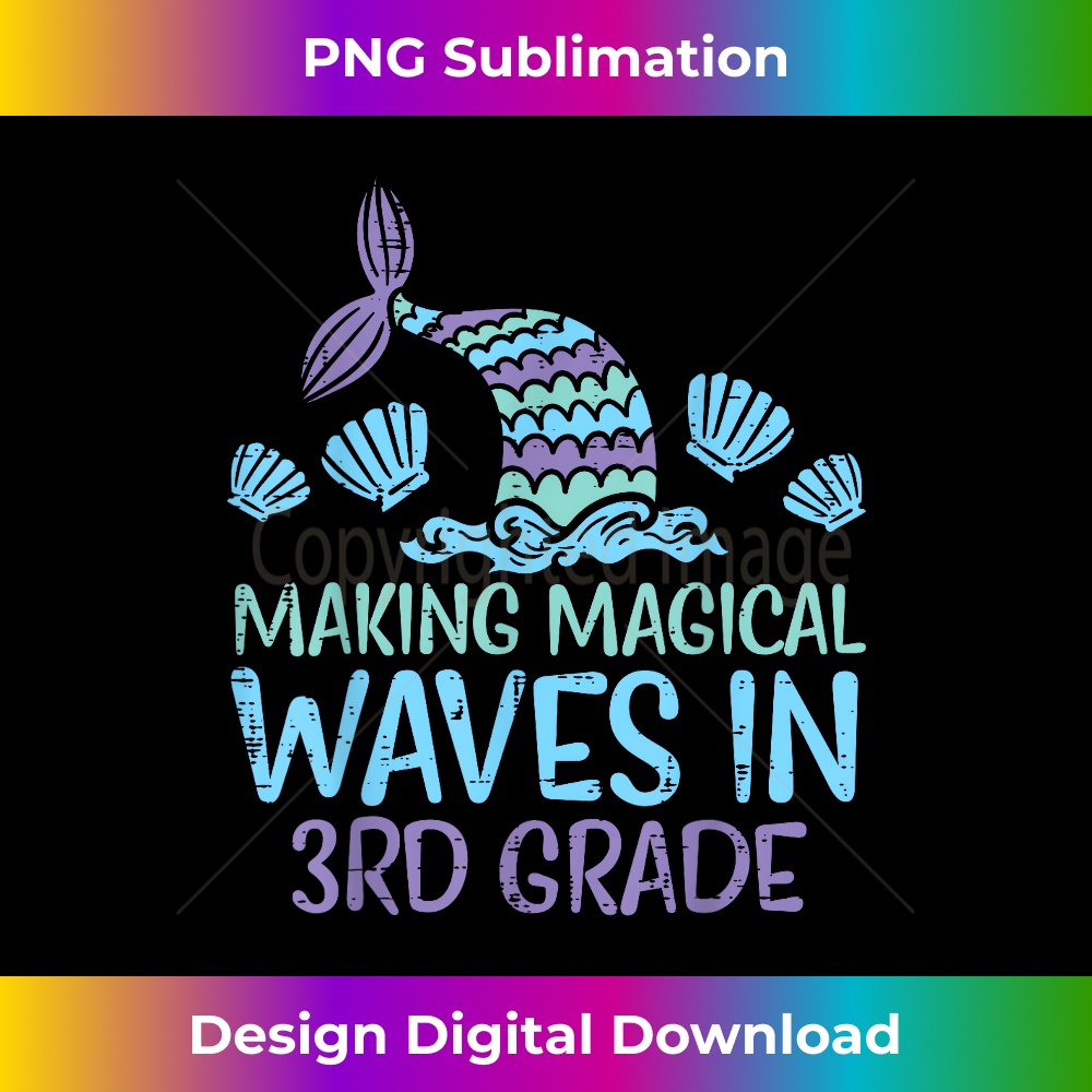 Mermaid Magical Waves 3rd Grade Third First Day School Girl | Inspire ...
