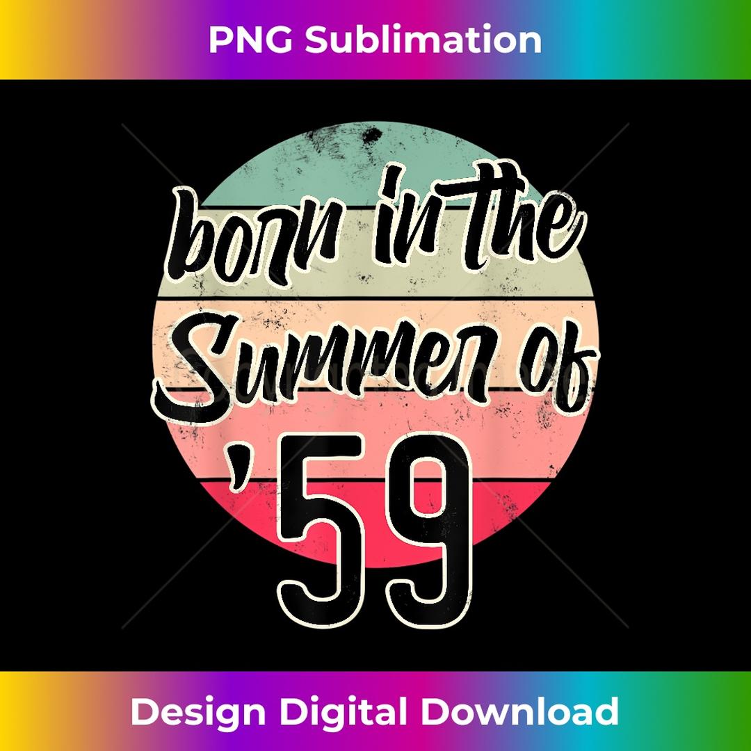 60s Birthday 1959 Vintage - PNG Transparent Sublimation File | Inspire ...