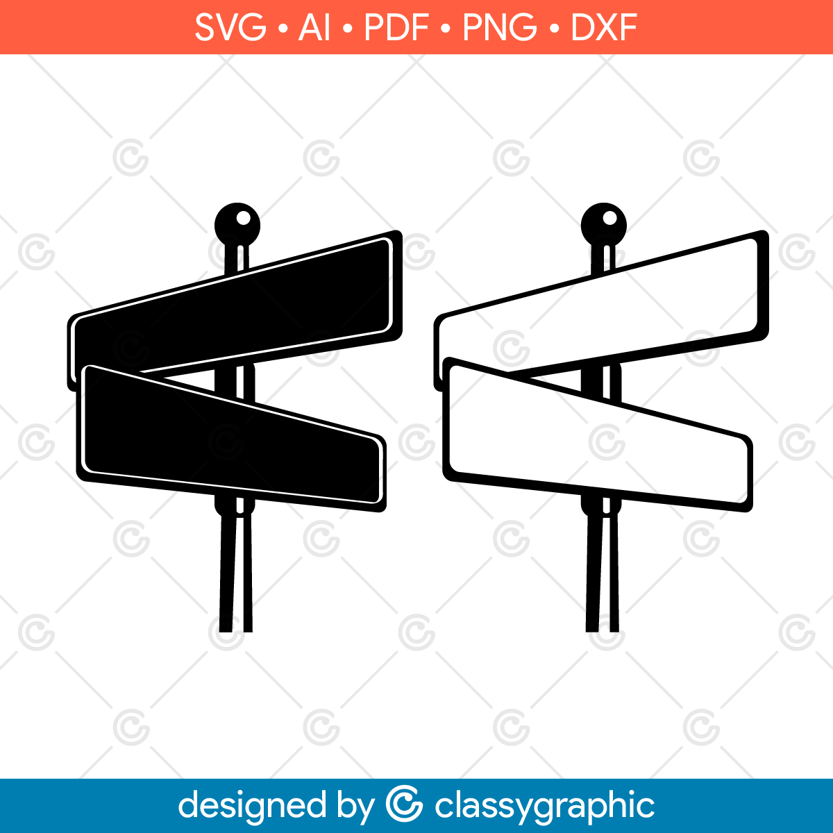 street sign svg - Inspire Uplift