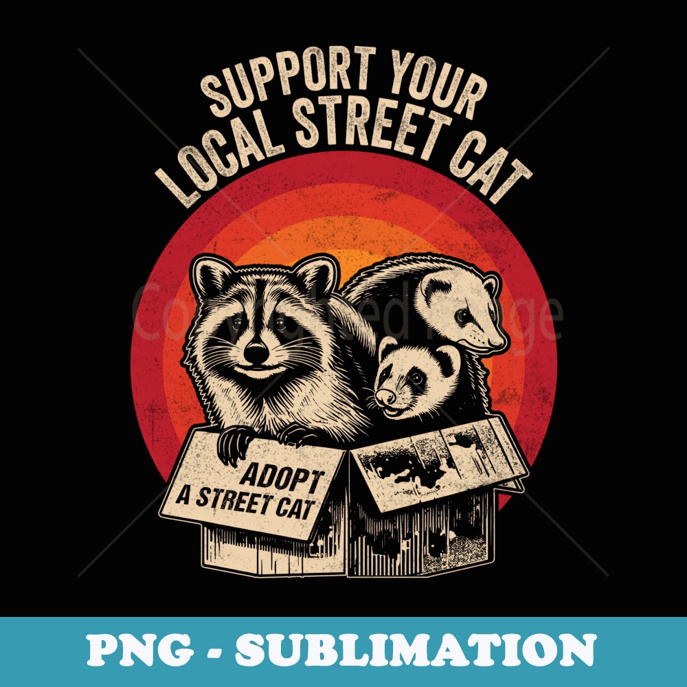 Supportive Racoon Emotional Support Raccoon Summer Opossum Vintage Meme Lover | Inspire ...