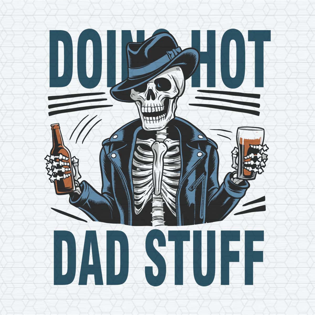 Doing Dad Stuff Bold Text Design, Custom Unisex T-shirt, Gift For Dad