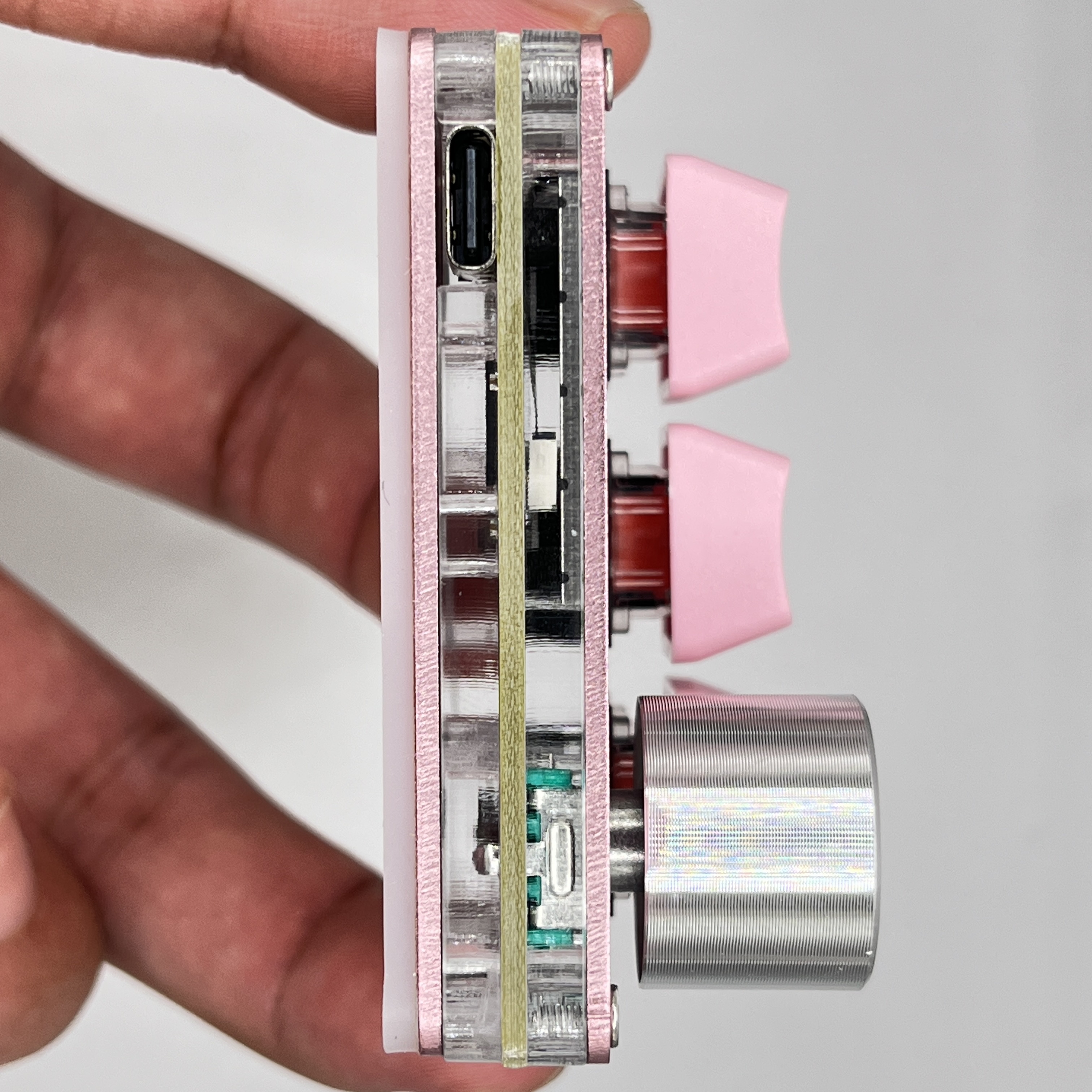 O3C Rapid Trigger SayoDevice OSU Magnetic Pink Keyboard | Inspire