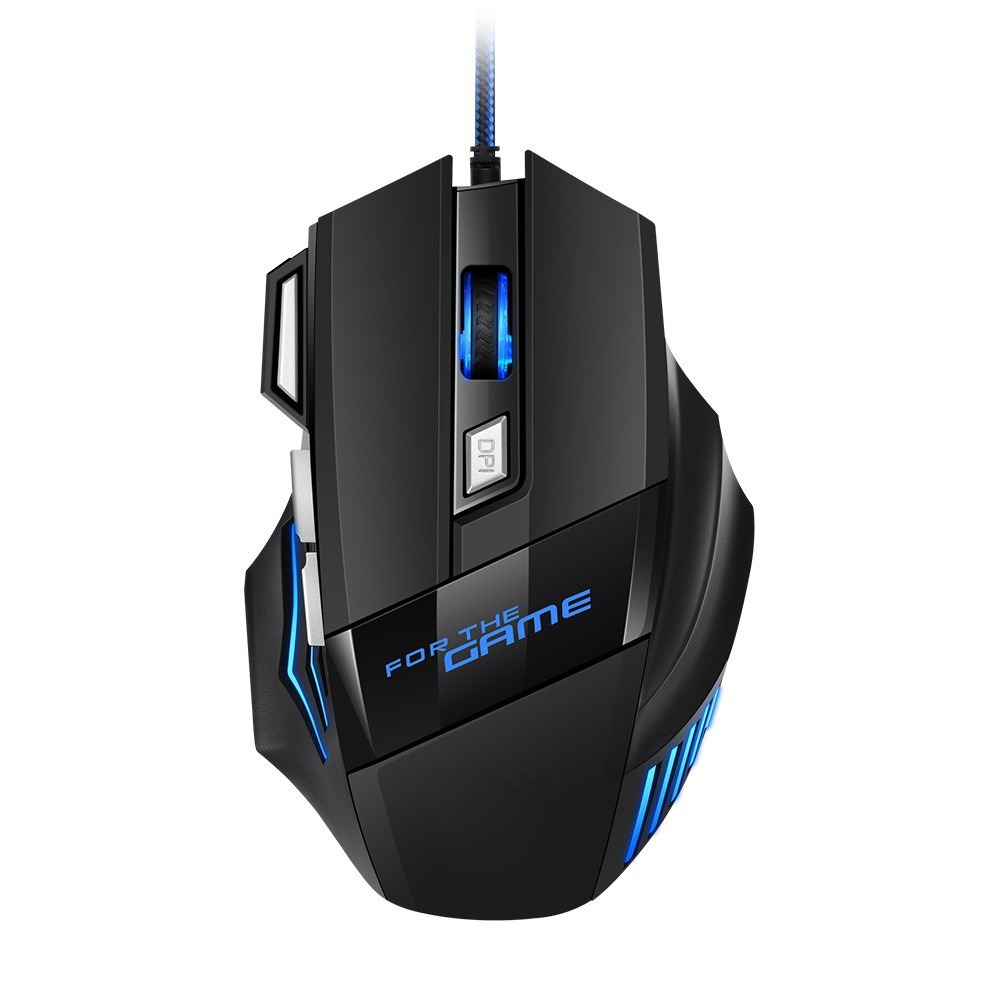 RGB Backlit Ergonomic Gaming Mice 7D, New Hyperspeed USB Gaming Mouse, Esports Wired Mouse for Laptop PC