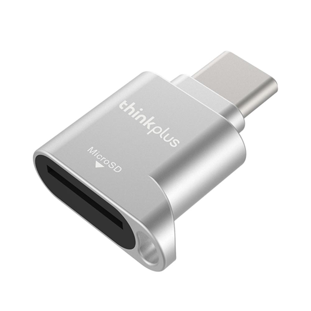 USB C Type-C TF Card Reader for Type C Phone, Lenovo Thinkplus Micro SD Memory Card Mini Metal TranFlash Adapter