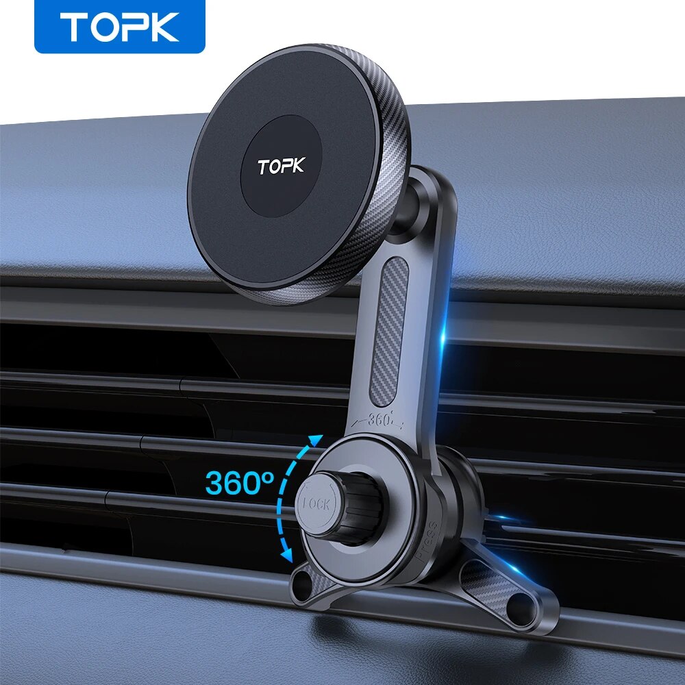 Magnetic Phone Car Mount, Air Vent Phone Holder, Magsafe Phone Holder for Cars, Car Cradle for iPhone