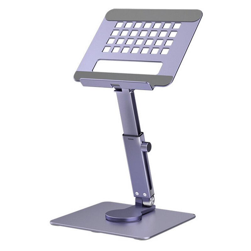 Adjustable Desk Holder Mount Riser, Aluminum Tablet Stand, 360 Rotating Folding for iPad Pro Air 4 Mini 12.9 Xiaomi Tab