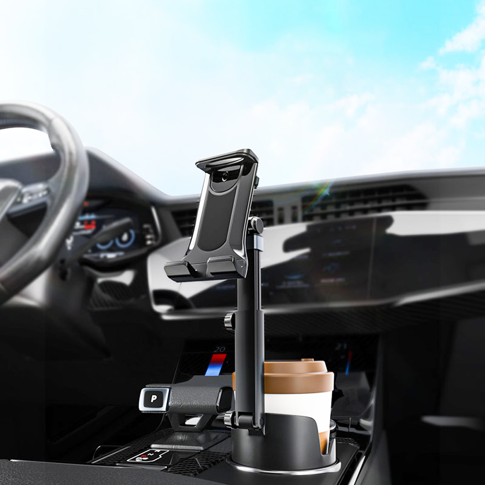 Multifunction Support Adapter, Car Cup Tablet Stand, Phone Holder Expander, Interior Drink Organizer