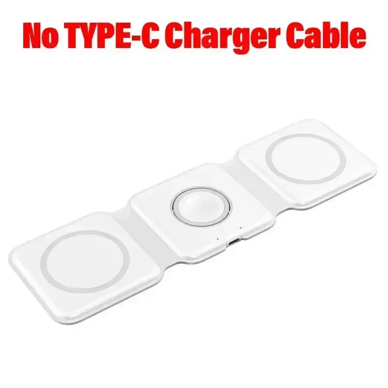3 in 1 Phone Charge Dock for iPhone, Desktop Wireless Charger, Apple Watch, AirPods Pro Fast Charging
