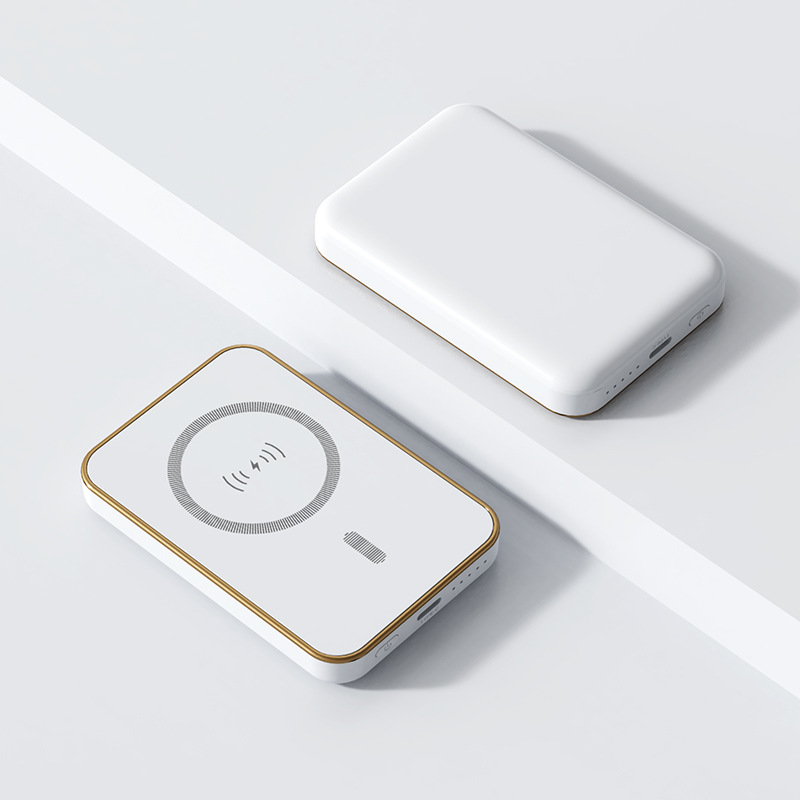 Portable Charger External Auxiliary Battery Pack, New Magnetic Wireless Power Bank, 10000mAh for iPhone