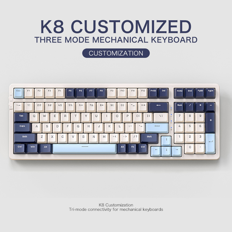 Wireless Mechanical Keyboard Tri Mode Full Key Hot Swap | Inspire Uplift