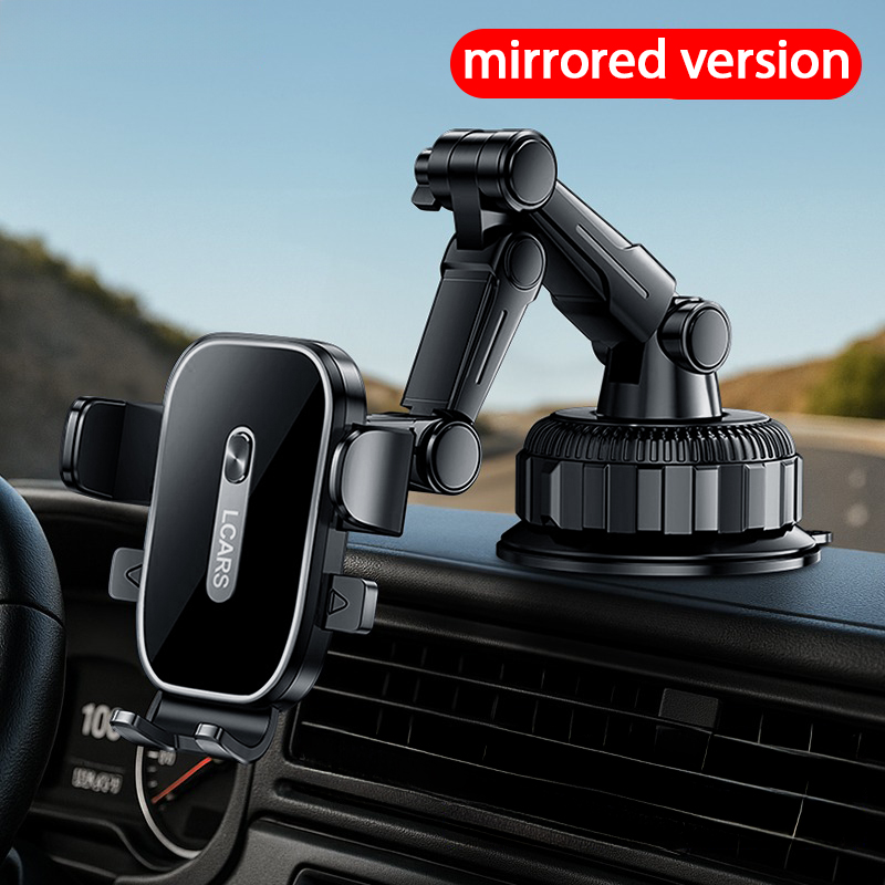 Universal Dashboard Holder, 360 Rotatable Suction Cup Stand, Anti Vibration Car Phone Mount for Pickup Truck SUV