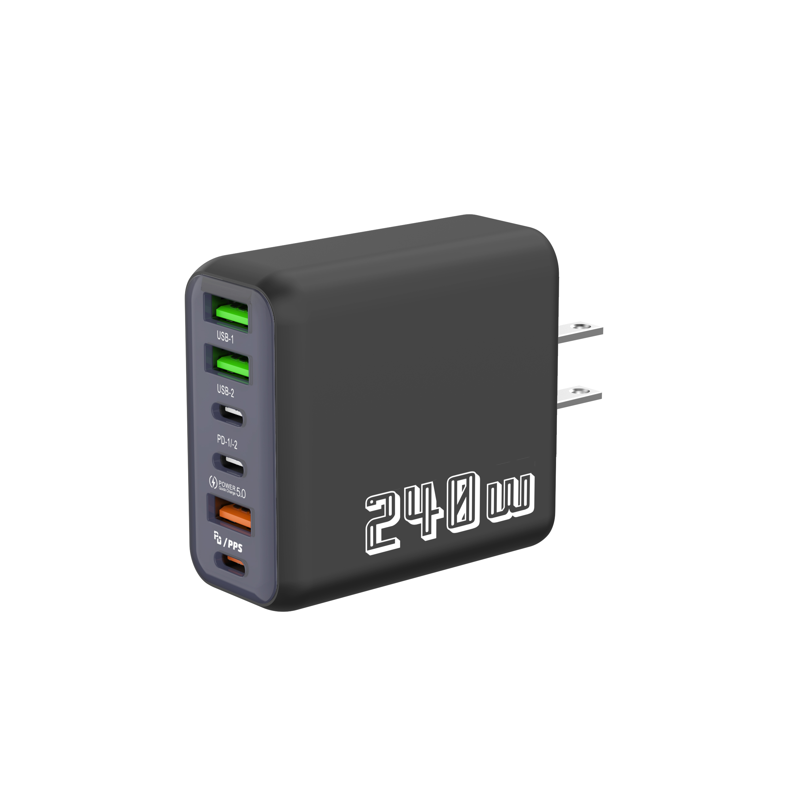 PowerMax GaN Charger USB C Charger for Laptops Phones & Tablets