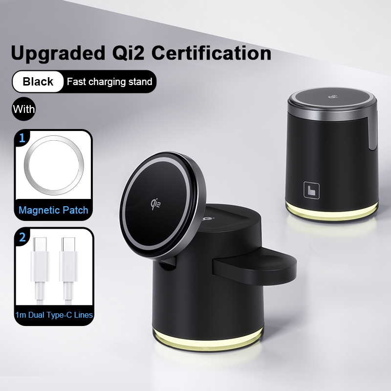 Wireless Charging Station for iPhone Apple Watch & AirPods