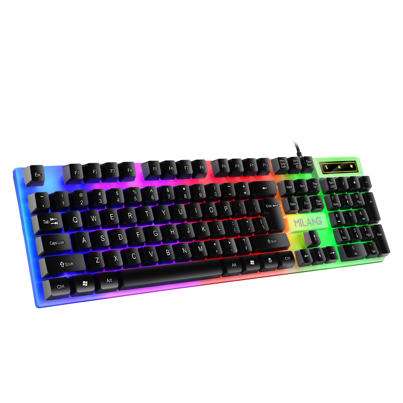 Key Backlit Mechanical Gaming Keyboard Wired Waterproof for PC Laptop