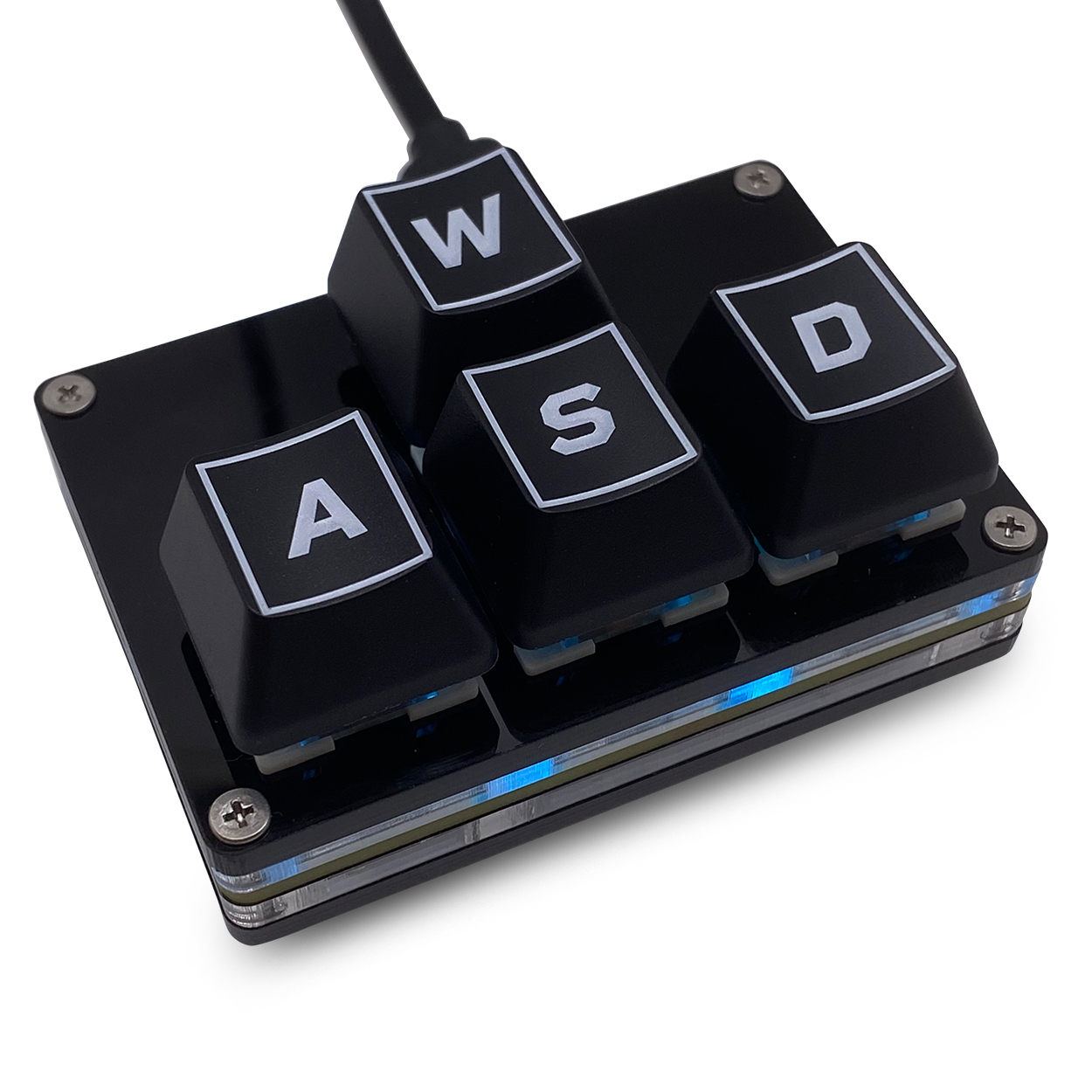 Programmable Macro Keyboard USB C Mechanical Shortcut Keypad for Gaming & Productivity