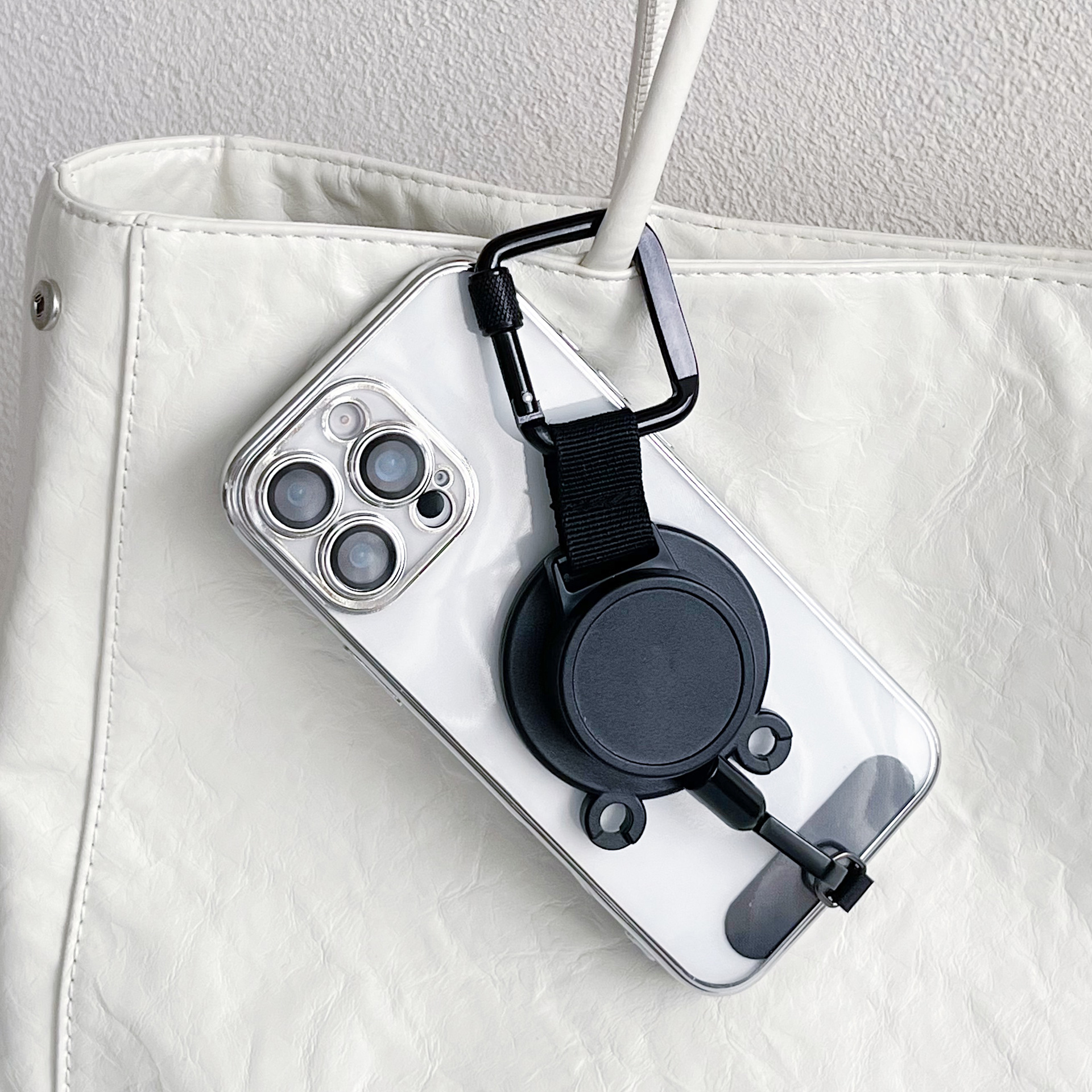 MagSecure Retractable MagSafe Phone Holder Clip for Hiking Travel & Everyday Carry