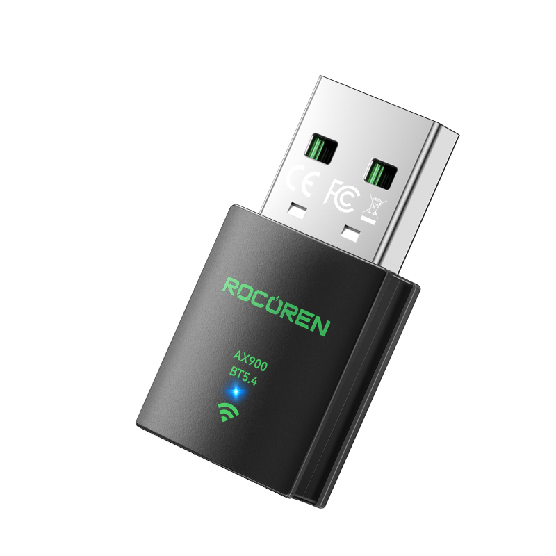 WiFi USB Adapter with Bluetooth Dongle Dual Band Wireless Receiver