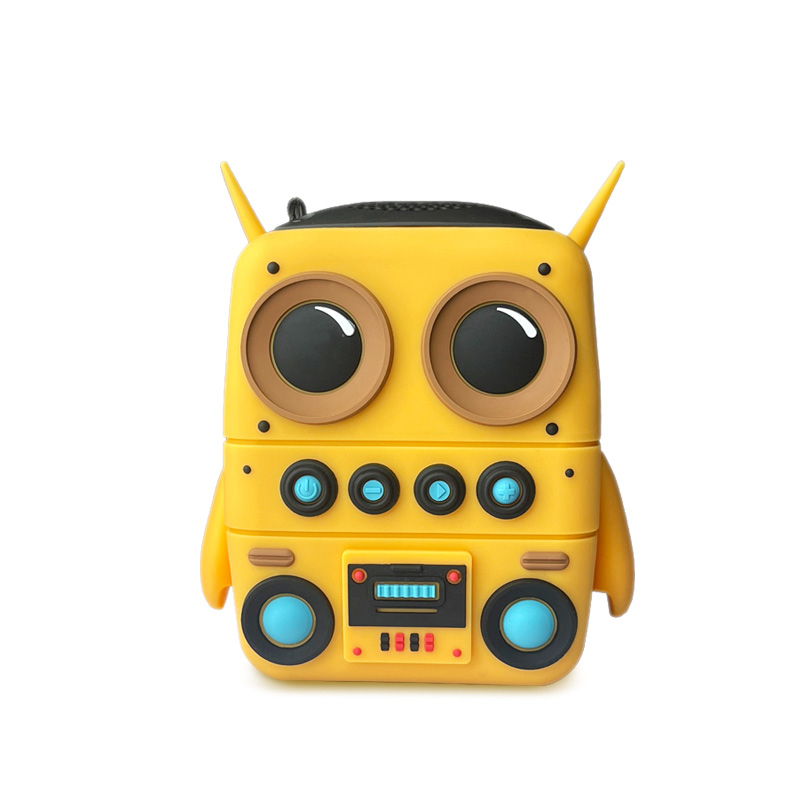 Portable Bluetooth Speaker Mini Cute Wireless Music Player with TF Card and Waterproof