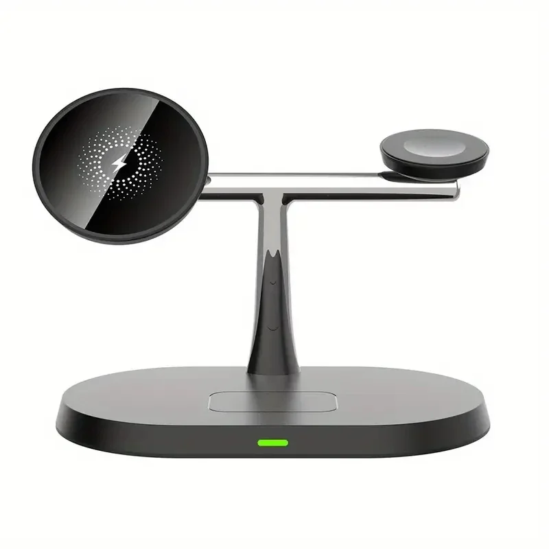 Magnetic Wireless Charger Stand for iPhone Apple Watch & AirPods Fast Charging Dock