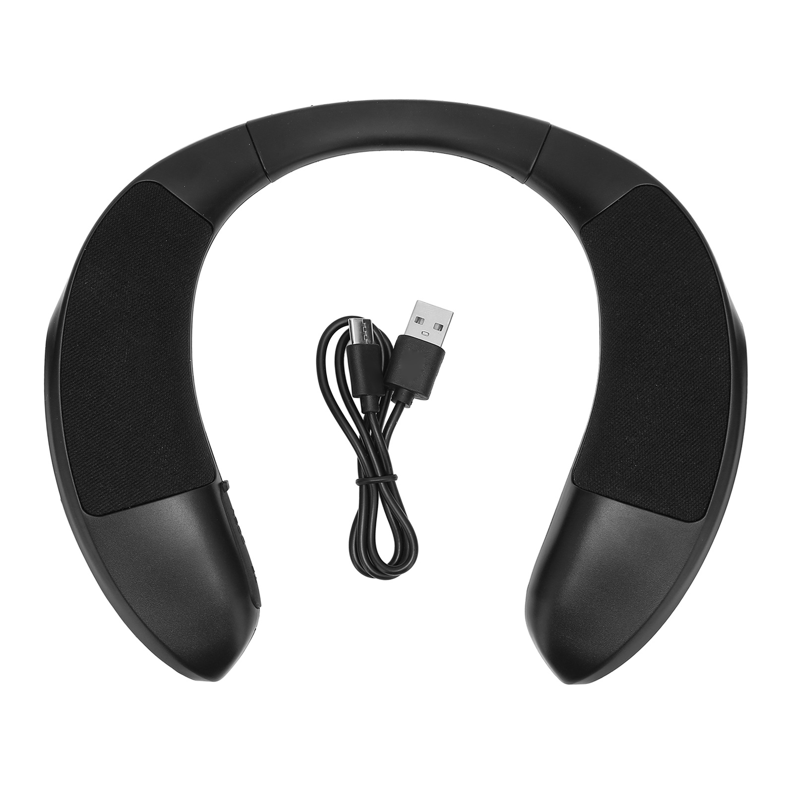 Bluetooth Neck Speaker Wearable Wireless Neckband Speaker with Microphone for Hands Free Calls & Stereo Sound
