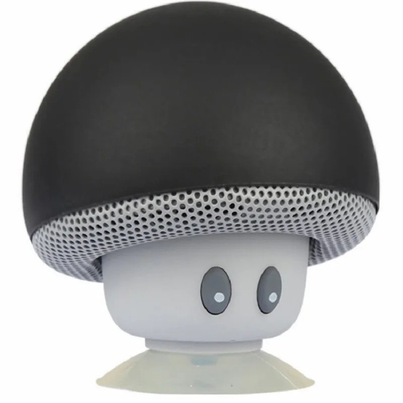 Mini Mushroom Bluetooth Speaker with Suction Cup Portable Wireless Speaker for Phones