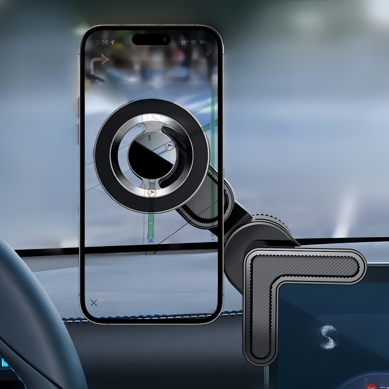 MagSafe Car Mount Magnetic Phone Holder with Rotation for Dashboard Display
