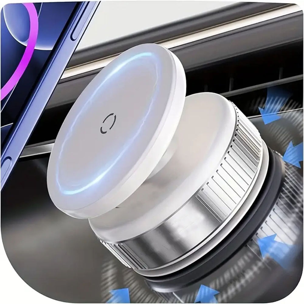 MagGrip Magnetic Phone Holder with Vacuum Suction for Car and Desk