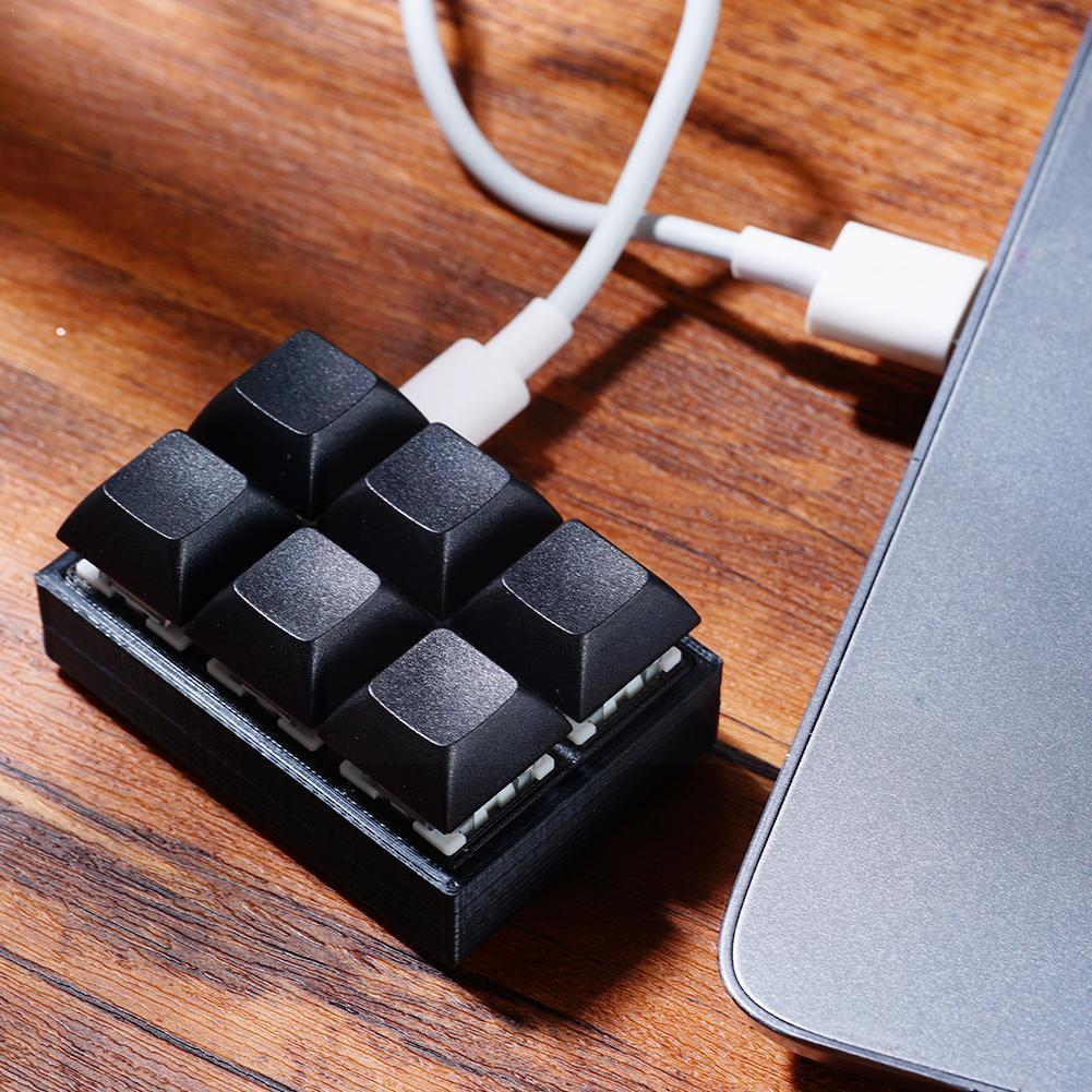 Programmable Macro Keypad USB Mechanical Shortcut Keyboard for Gaming & Productivity