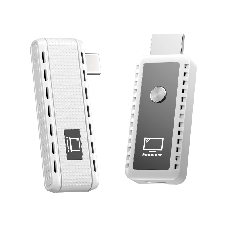 Wireless HDMI Extender HDMI Transmitter and Receiver with USB C Plug and Play