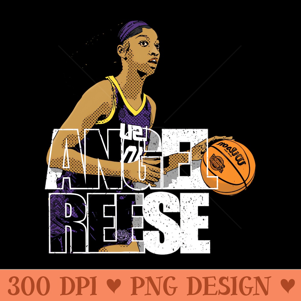 angel reese comic style - Downloadable PNG | Inspire Uplift