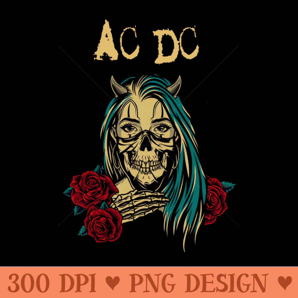 ac dc - Sublimation PNG | Inspire Uplift