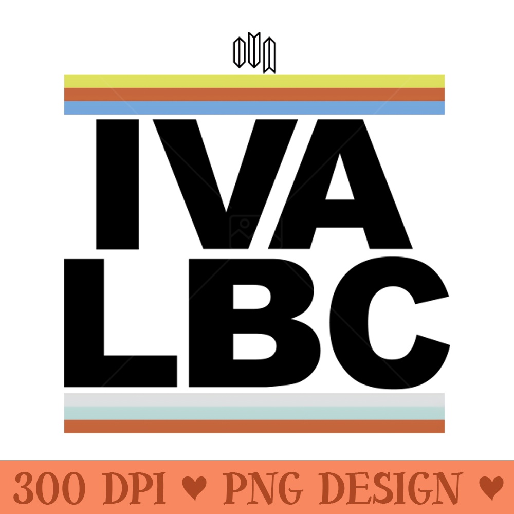 IVA LBC black type version - PNG Artwork | Inspire Uplift