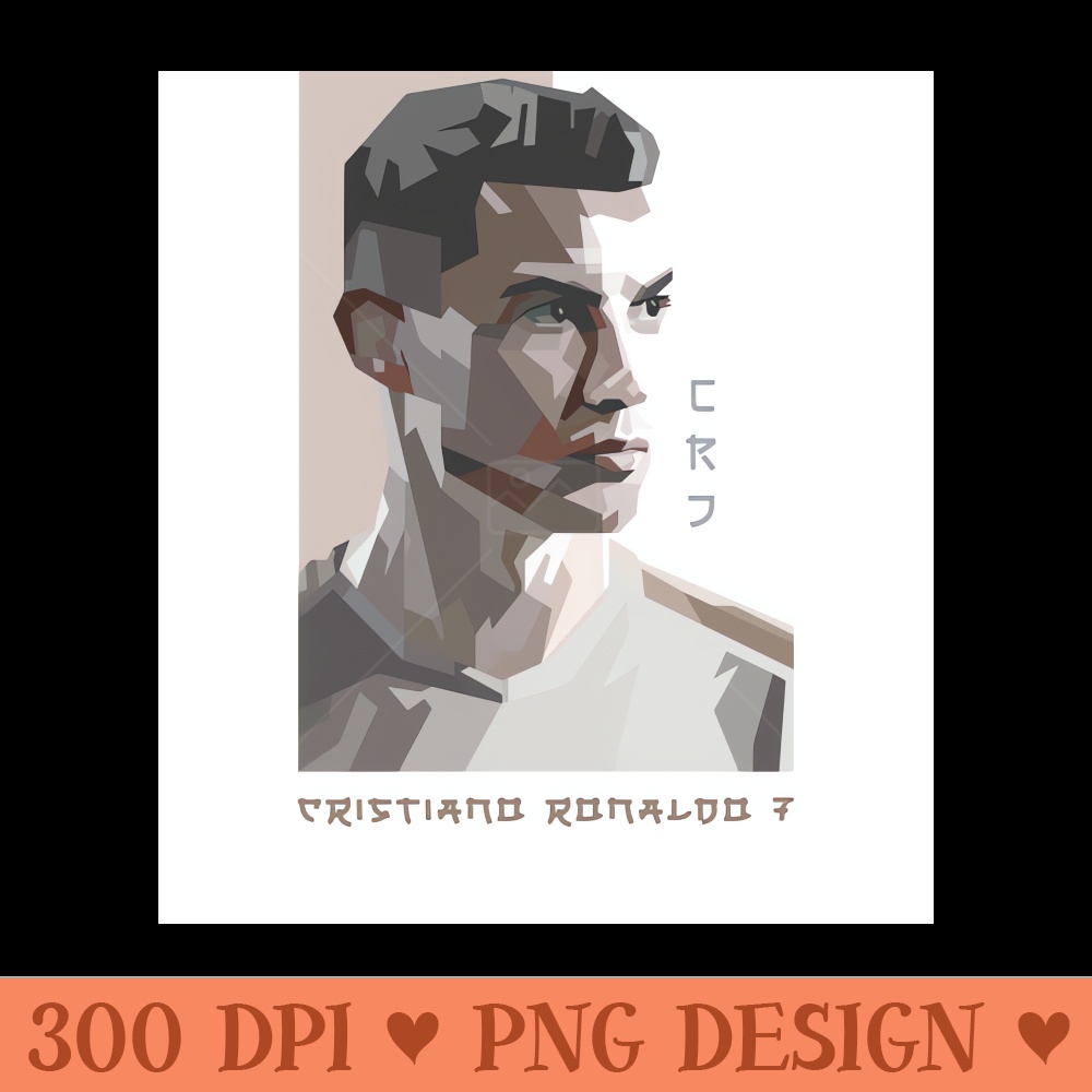 Cristiano Ronaldo In Vector Art Style - Download PNG Graphic | Inspire ...