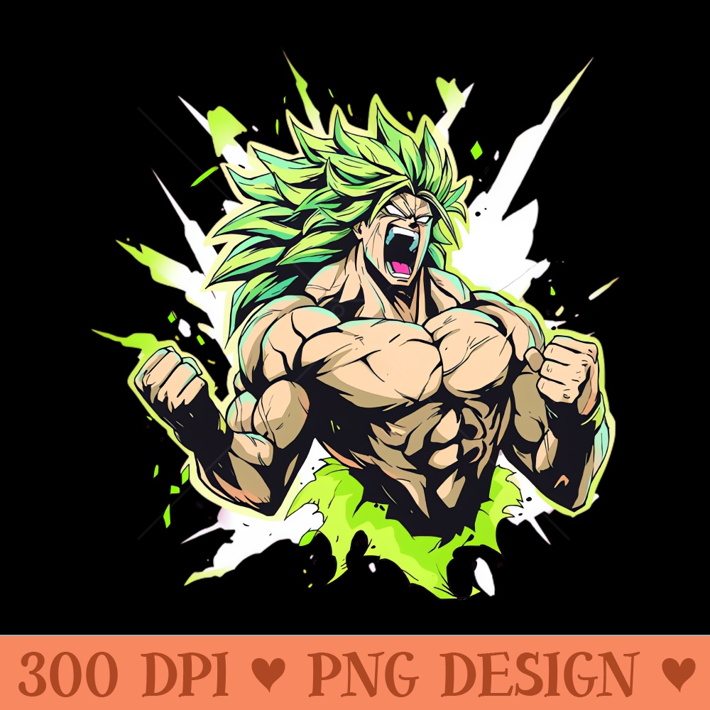 broly PNG Artwork Inspire Uplift