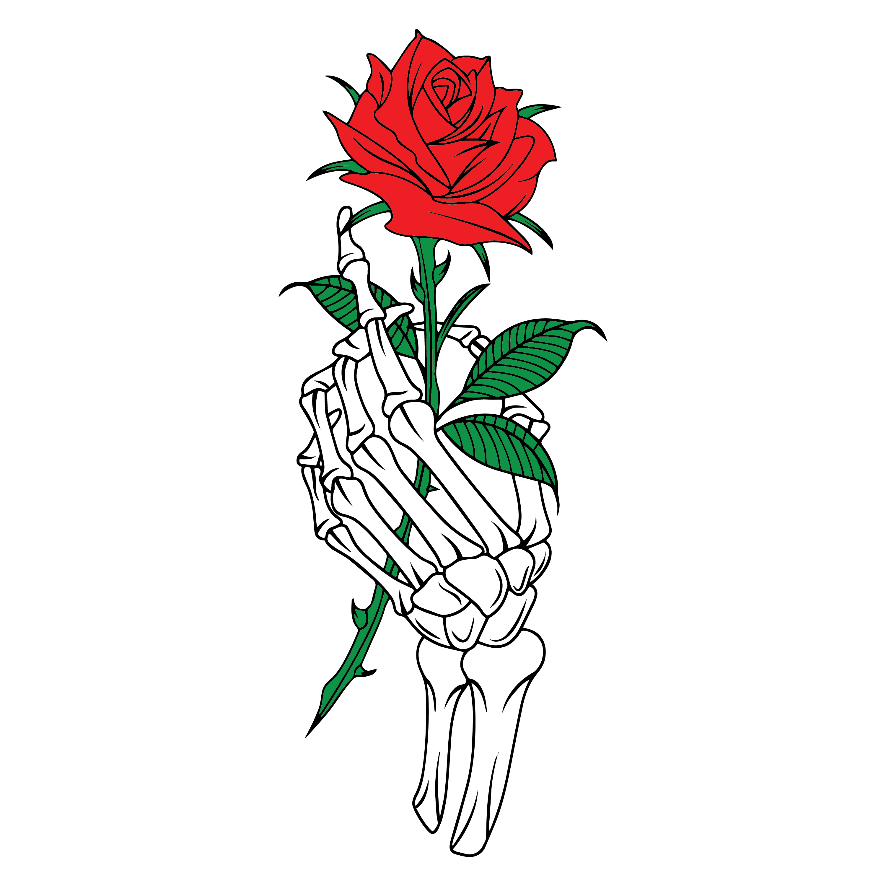 Skeleton Flo Skeleton Hand Rose Svg, Hands Death Svg, Skull Rose Svg, Flo | Inspire ...