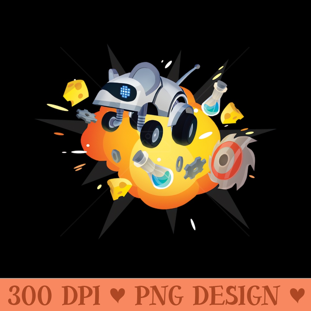 MouseBot Explosion - Vector PNG Download | Inspire Uplift