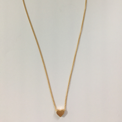Elegant Heart Pendant Necklace for Women Minimalist Gold & Silver Dainty Choker Jewelry Gift