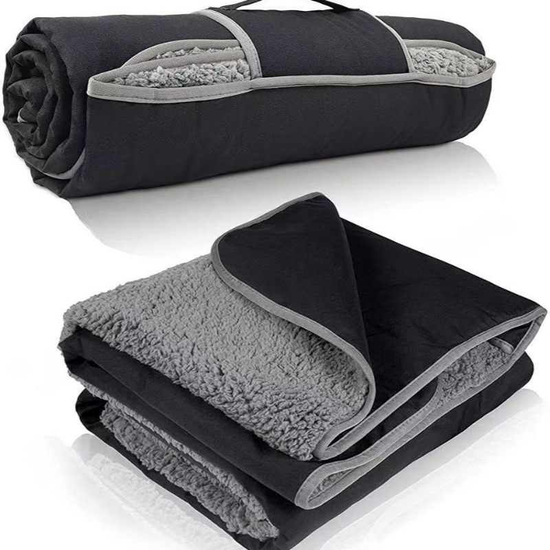 Portable Waterproof Camping Blanket Thick Outdoor Camping Rug for Hiking, Picnics & Beach