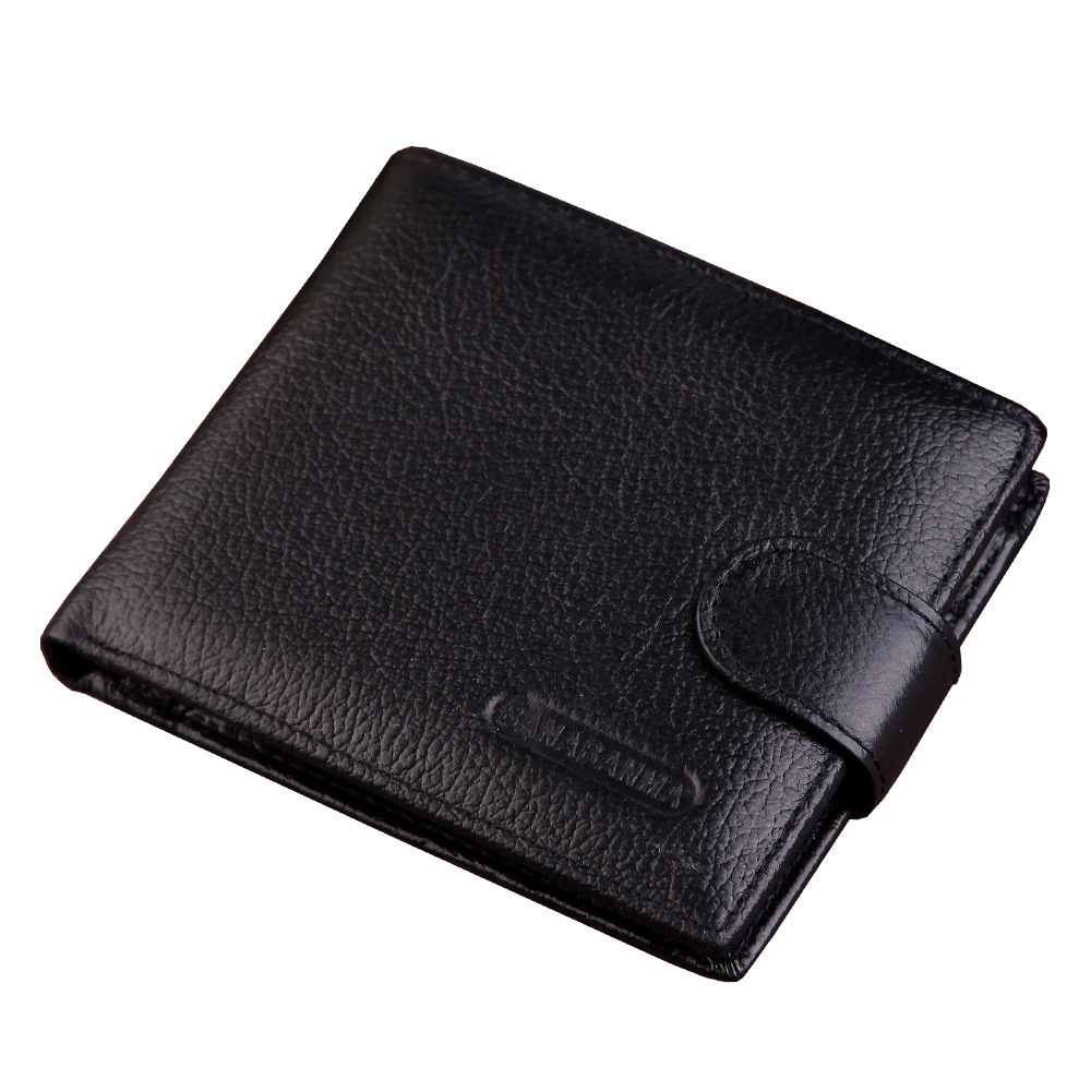 Classic Genuine Leather Slim Wallet for Men