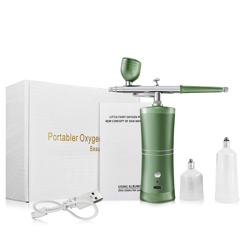 Portable Cordless Air brush Kit with Mini Compressor for Nail Art, Makeup and Painting
