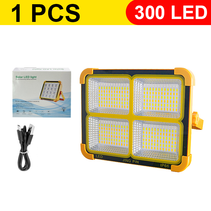 Solar Camping Lantern with Power Bank, Magnetic Base and Emergency LED Light