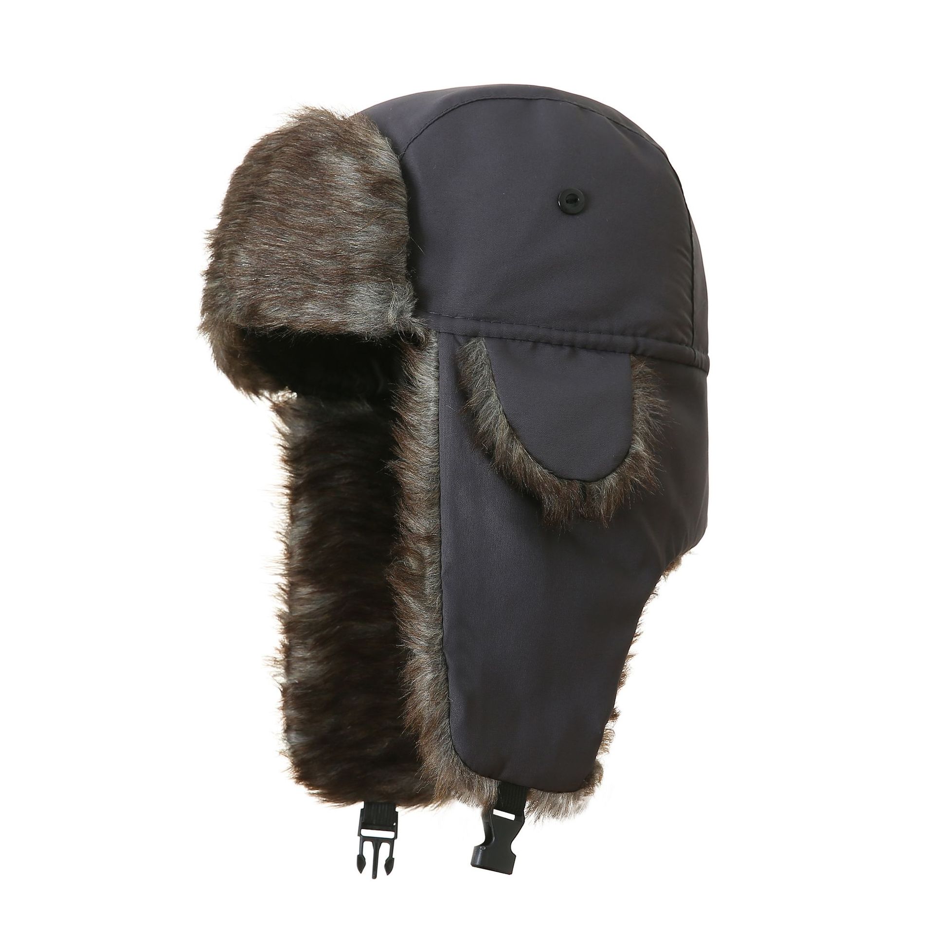 Mens Winter Trapper Hat Windproof Pilot Ski Hat with Ear Flaps