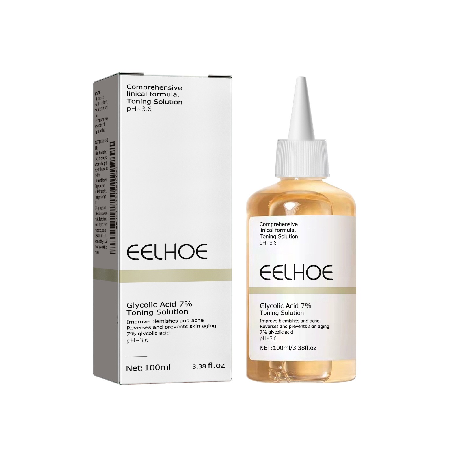 Glycolic Acid Exfoliating Toner for Brighter Smoother Even Looking Skin