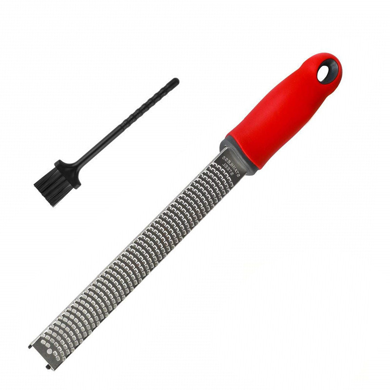 Stainless Steel Lemon Zester and Cheese Grater for Citrus Garlic Ginger and Chocolate