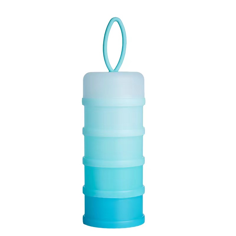 Four Layer Baby Milk Powder Container Portable Formula Dispenser Large Capacity Food Storage Box