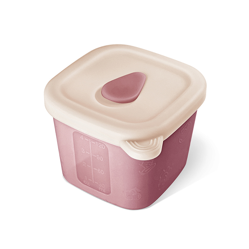 Silicone Baby Food Storage Container Reusable Infant Puree and Snack Pot Freezer Safe Food Box