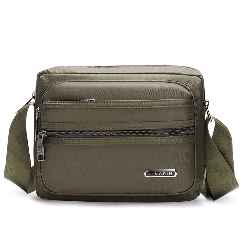Waterproof Nylon Crossbody Bag Casual Men Messenger Bag Satchel