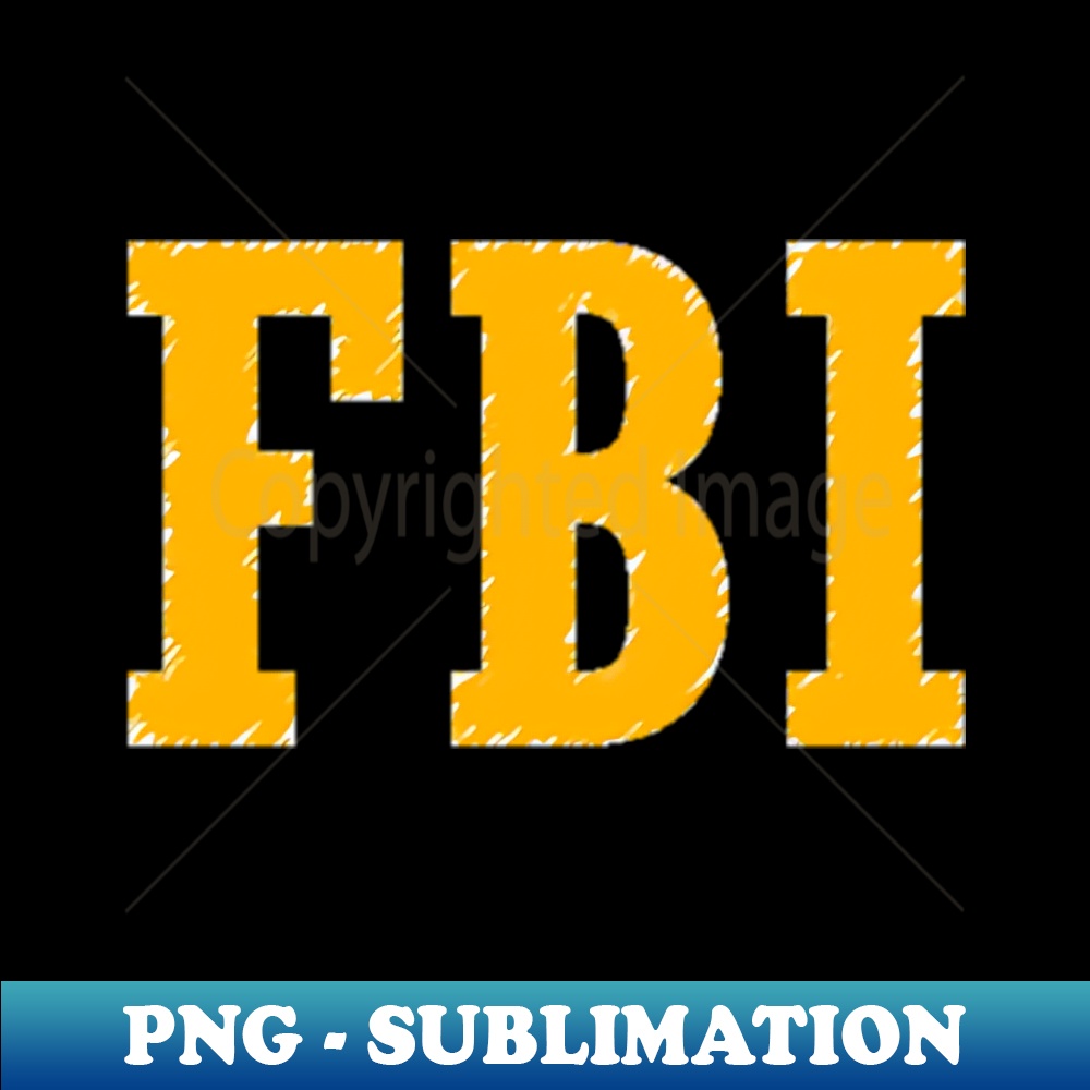 FBI Costume FrontBack Print - High-Resolution PNG Sublimatio | Inspire ...