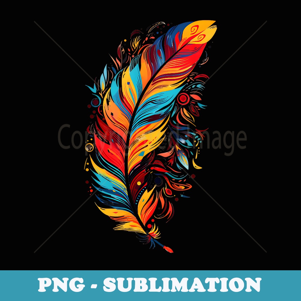 Feather Southwest Native American Indian Tribal Art Graphic | Inspire ...