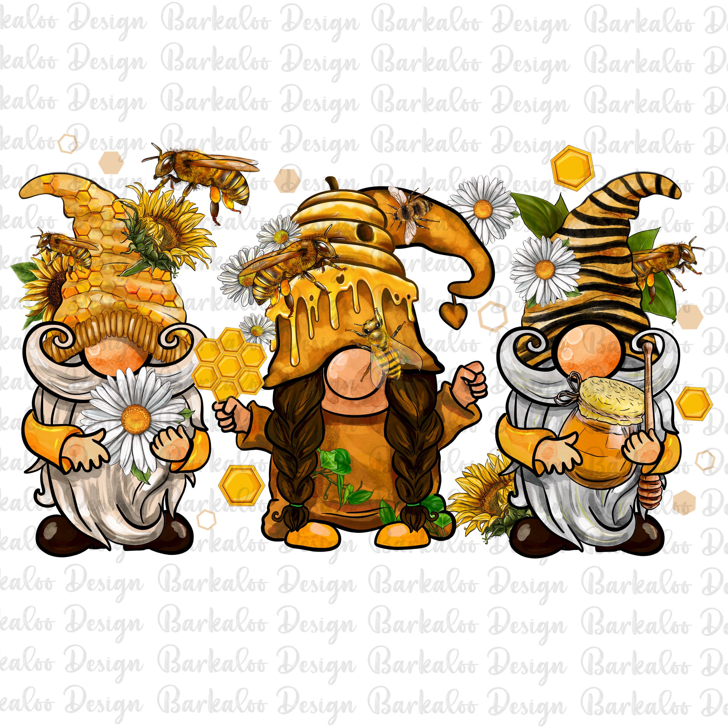 Bumble bee gnomes png sublimation design download, Bee png | Inspire Uplift
